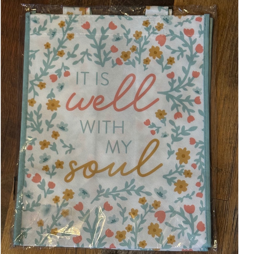 It's Well With My Soul Flower Tote Bag‎
